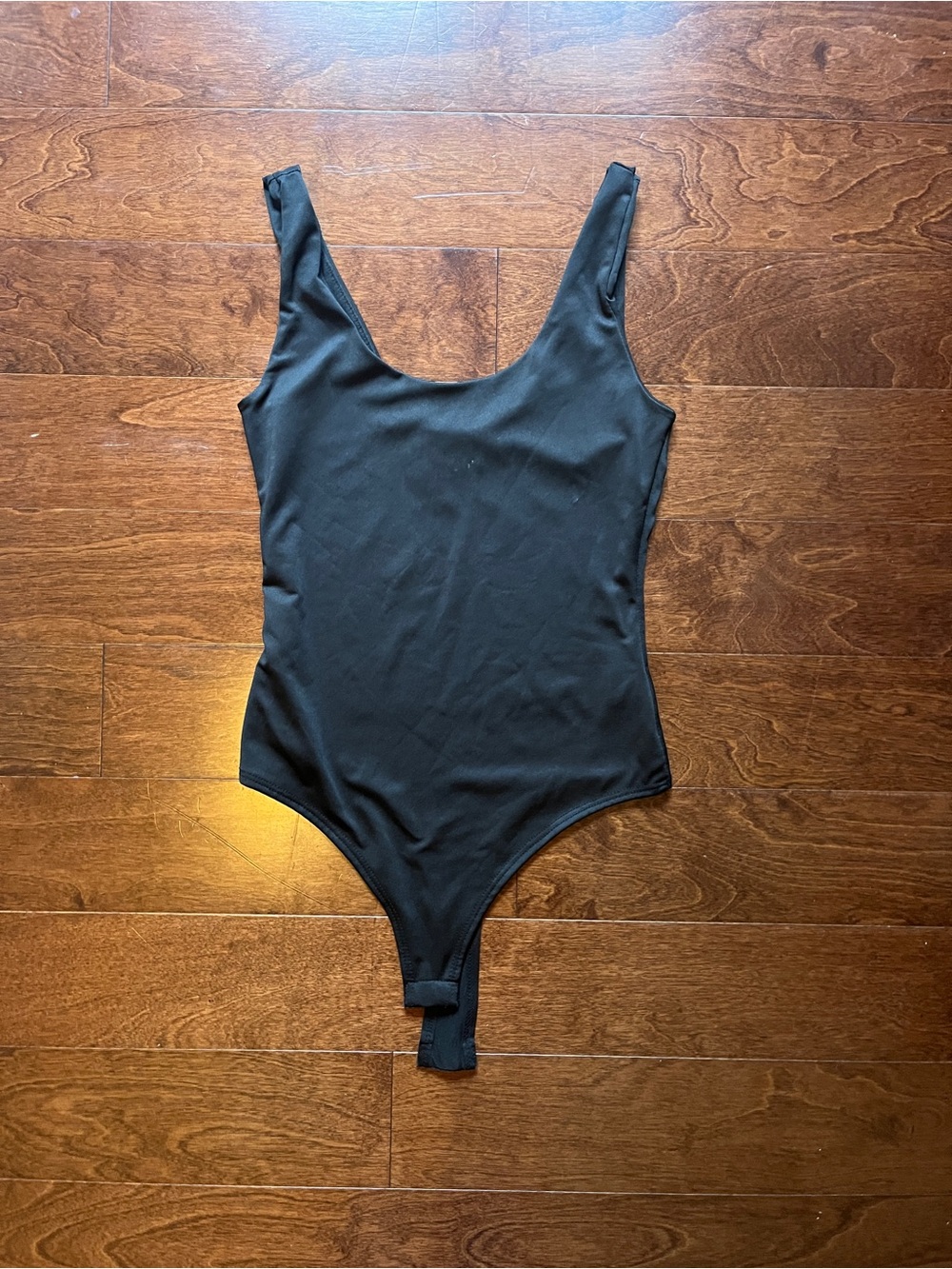 Black Scoop Neck Women’s Bodysuit